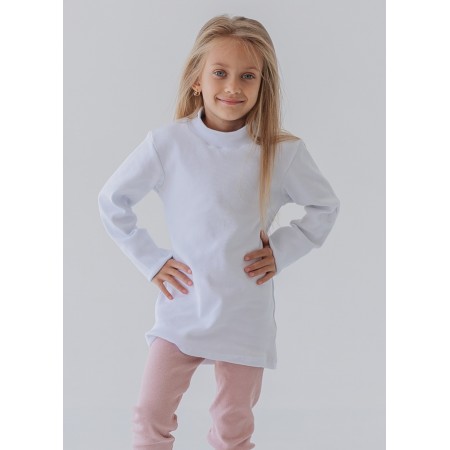 Детский гольф в рубчике | Размеры 86–158 | Украинский производитель Белый